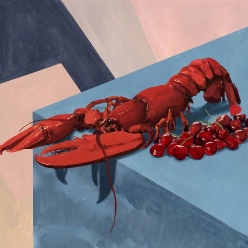 Lobsters & Cherries - Single