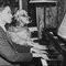 Young Glenn Gould with dog