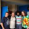 Tenacious D chilling with Reggie Watts and Weird Al with lots of Tim & Eric Decor 