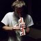 Karsten playing a melodica
