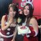 Aira and Saori at Christmas live show