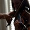 Layne Guyer on the violin