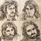 Ibis__italian-prog-rock-band__1975_promo_comix_portraits