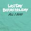 All I Had - Single