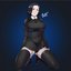 Big Tiddy Goth Girl