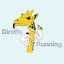 Giraffe Running