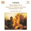 WEBER: Piano Sonata No. 3 / Variations, Opp. 5, 7 and 9