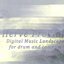Digital Music Landscape for drum and computer