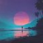 Moonset Lagoon