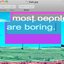 Most People Are Boring