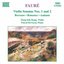 FAURE: Violin Sonatas Nos. 1 and 2