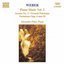 WEBER: Piano Sonata No. 3 / Grande Polonaise / Variations, Opp. 6 and 55