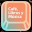Café, libros y música