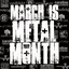 March is Metal Month - 2012 Sampler