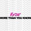 More Than You Know