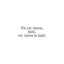 My Name Is Jedd