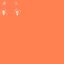 bright neon coral