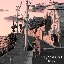 日が沈むのを見ていた
