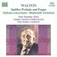 WALTON:  Spitfire Prelude and Fugue / Sinfonia Concertante / Hindemith Variations