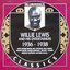 The Chronological Classics: Willie Lewis and His Entertainers 1936-1938