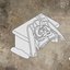Sweet Rose Green Winter Desk Top - Single