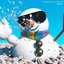 Snowman Suntan