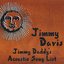 Jimmy Daddy's Acoustic Song List