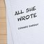 All She Wrote