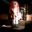Show me, using the doll