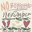 No Boyfriend November