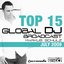 Global DJ Broadcast Top 15 - July 2009