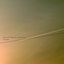 vapour trail disappears sometime and...
