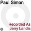 Recorded as Jerry Landis