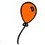 Orange Balloon