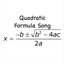 Quadratic Formula Song