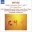 HENZE: Violin Concerto Nos. 1 and 3 / 5 Night-Pieces