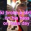 Kiki Broke a String on His Bass on Bass Day