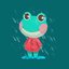 jumping in puddles