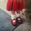 Red Mary Janes