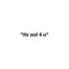 Its Out 4 U - Single