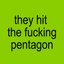they hit the pentagon - Single