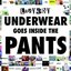 Underwear Goes Inside The Pants