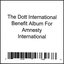 Dott International Benefit Album For Amnesty International