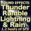 Thunder Rumble, Lightning Strikes and Rain Sound Effects