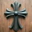 Chrome Hearth Cross