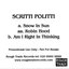 Snow In Sun / Robin Hood (Maxi Single)