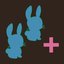 two rabbits one hat - Single