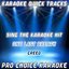 Karaoke Quick Tracks : One Last Breath (Karaoke Version) (Originally Performed By Creed)