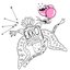 pink balloons: popped