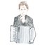plays philip glass on accordion